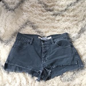 Black Brandy Melville Denim Cutoffs